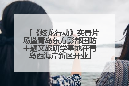 《蛟龙行动》实景片场暨青岛东方影都国防主题文旅研学基地在青岛西海岸新区开业