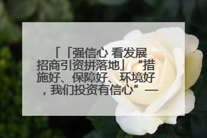 「强信心 看发展 招商引资拼落地」“措施好、保障好、环境好，我们投资有信心”——平凉工业园区医药原料绿色制造项目见闻