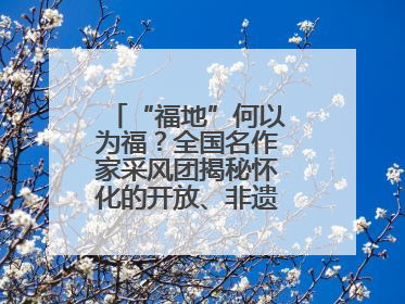 “福地”何以为福？全国名作家采风团揭秘怀化的开放、非遗与红色密码
