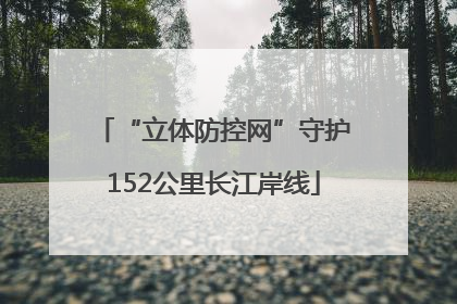 “立体防控网”守护152公里长江岸线