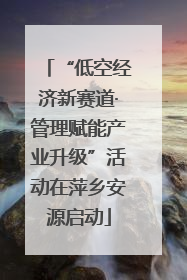 “低空经济新赛道·管理赋能产业升级”活动在萍乡安源启动