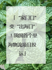 “家门口”变“出海口”！我国首个里海物流项目投运
