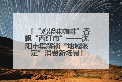 “鸡架味咖啡”香飘“西红市”——沈阳市集解锁“地域限定”消费新场景