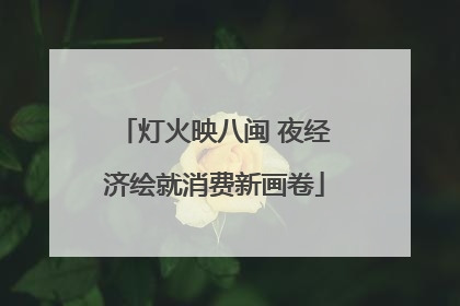 灯火映八闽 夜经济绘就消费新画卷