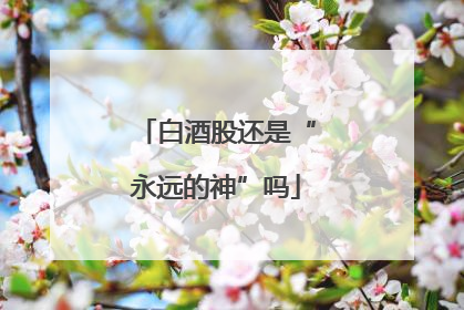 白酒股还是“永远的神”吗