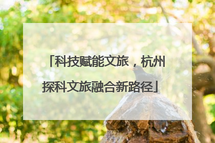 科技赋能文旅，杭州探科文旅融合新路径