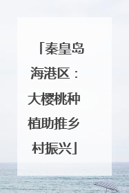 秦皇岛海港区：大樱桃种植助推乡村振兴