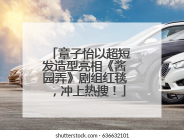 章子怡以超短发造型亮相《酱园弄》剧组红毯，冲上热搜！