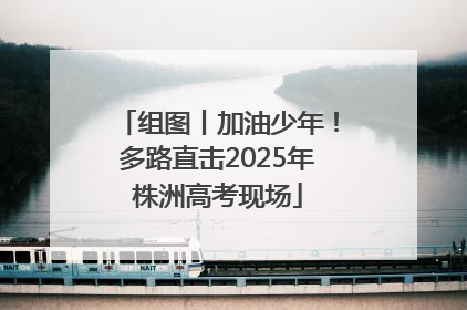 组图丨加油少年！多路直击2025年株洲高考现场
