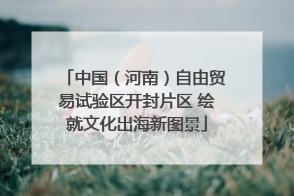 中国（河南）自由贸易试验区开封片区 绘就文化出海新图景