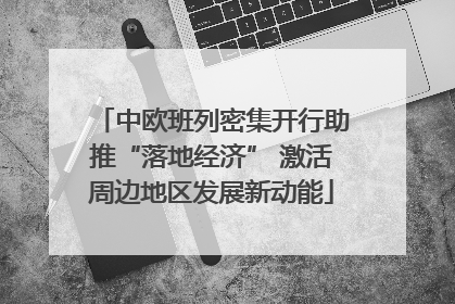 中欧班列密集开行助推“落地经济” 激活周边地区发展新动能