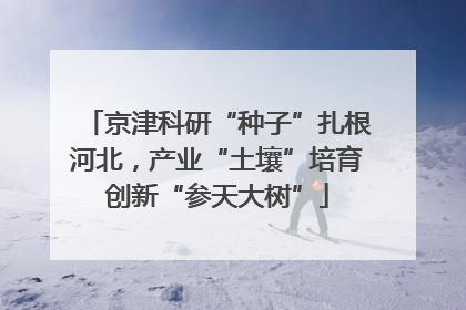 京津科研“种子”扎根河北，产业“土壤”培育创新“参天大树”