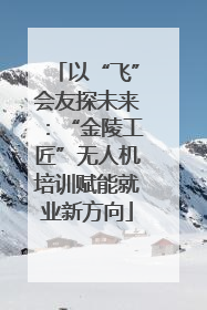 以“飞”会友探未来：“金陵工匠”无人机培训赋能就业新方向