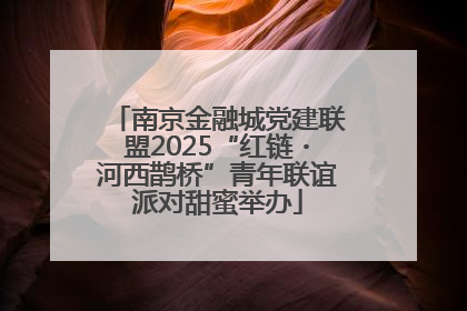 南京金融城党建联盟2025“红链・河西鹊桥”青年联谊派对甜蜜举办