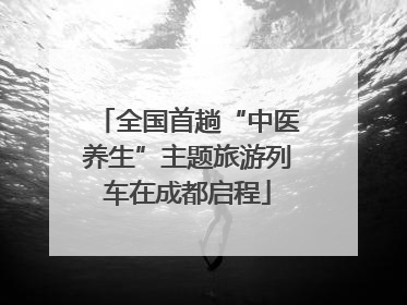 全国首趟“中医养生”主题旅游列车在成都启程