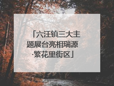 六汪镇三大主题展台亮相瑞源·繁花里街区