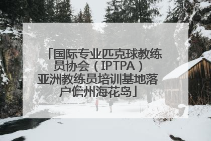 国际专业匹克球教练员协会（IPTPA）亚洲教练员培训基地落户儋州海花岛