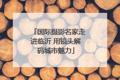 国际摄影名家走进临沂 用镜头解码城市魅力
