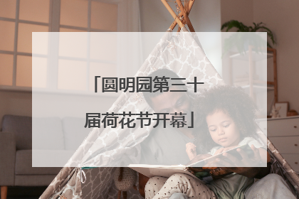 圆明园第三十届荷花节开幕