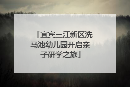 宜宾三江新区洗马池幼儿园开启亲子研学之旅