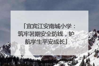 宜宾江安南城小学：筑牢暑期安全防线，护航学生平安成长