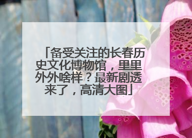 备受关注的长春历史文化博物馆，里里外外啥样？最新剧透来了，高清大图