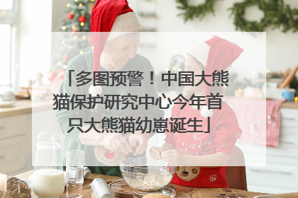 多图预警！中国大熊猫保护研究中心今年首只大熊猫幼崽诞生