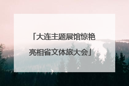 大连主题展馆惊艳亮相省文体旅大会