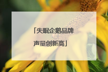 失眠企鹅品牌声量创新高
