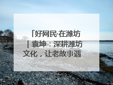 好网民·在潍坊｜袁坤：深耕潍坊文化，让老故事遇见新传播