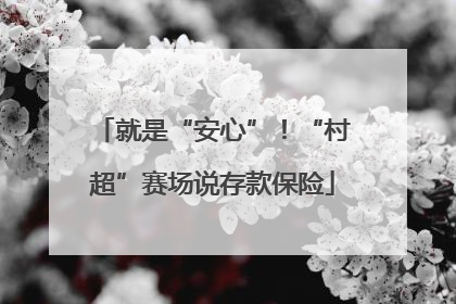 就是“安心”！“村超”赛场说存款保险