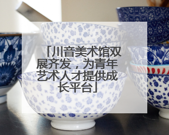 川音美术馆双展齐发，为青年艺术人才提供成长平台