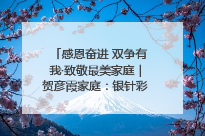 感恩奋进 双争有我·致敬最美家庭｜贺彦霞家庭：银针彩线绣出好日子