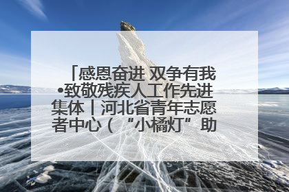 感恩奋进 双争有我•致敬残疾人工作先进集体丨河北省青年志愿者中心（“小橘灯”助残接力计划实施团队）：用温暖陪伴，守护特殊孩子成长