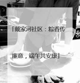 戴家河社区：粽香传廉意，端午共安康
