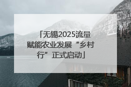 无锡2025流量赋能农业发展“乡村行”正式启动