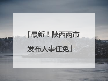 最新！陕西两市发布人事任免