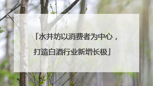水井坊以消费者为中心，打造白酒行业新增长极