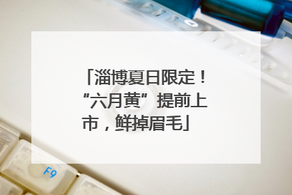 淄博夏日限定！“六月黄”提前上市，鲜掉眉毛