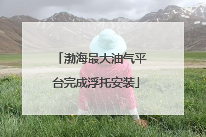 渤海最大油气平台完成浮托安装