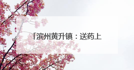 滨州黄升镇：送药上门，温暖乡村老人心