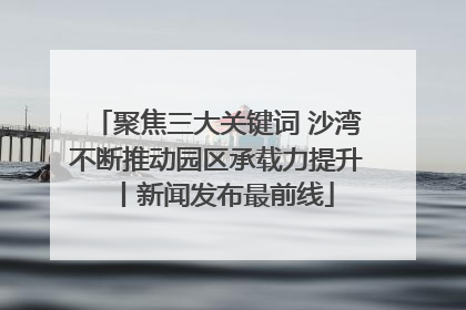 聚焦三大关键词 沙湾不断推动园区承载力提升丨新闻发布最前线
