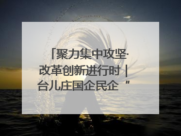 聚力集中攻坚·改革创新进行时｜台儿庄国企民企“联姻”记