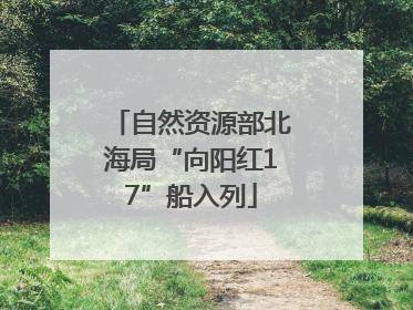 自然资源部北海局“向阳红17”船入列