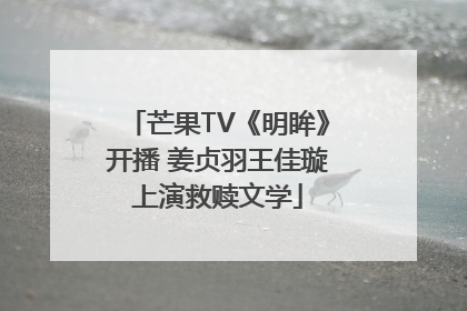 芒果TV《明眸》开播 姜贞羽王佳璇上演救赎文学
