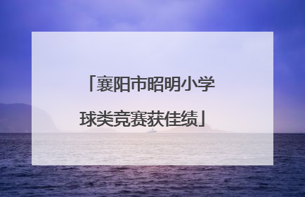 襄阳市昭明小学球类竞赛获佳绩