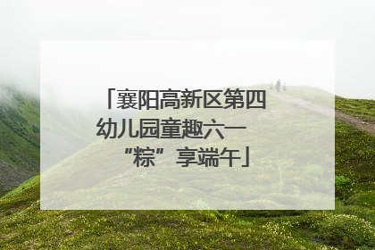 襄阳高新区第四幼儿园童趣六一 “粽”享端午