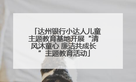 达州银行小达人儿童主题教育基地开展“清风沐童心 廉洁共成长”主题教育活动