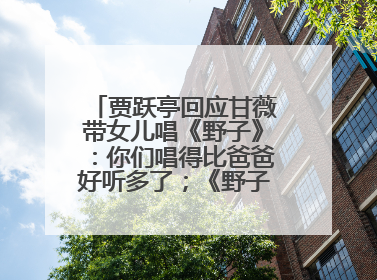 贾跃亭回应甘薇带女儿唱《野子》：你们唱得比爸爸好听多了；《野子》曾是贾跃亭“代表作”