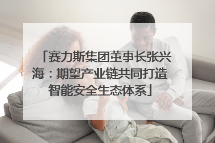 赛力斯集团董事长张兴海：期望产业链共同打造智能安全生态体系